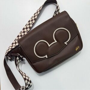 Freshly Picked Brown Crossbody Bag with Cream Accents